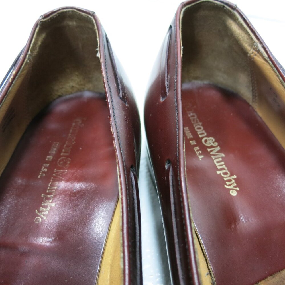 Johnston & Murphy Kiltie Tassel Brogue Leather Dress Loafers Men's Shoes 10 D/B - Picture 7 of 7